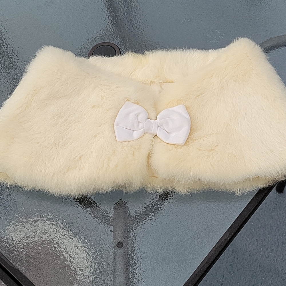 Vintage Real Rabbit Fur Stole/Wrap